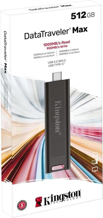 Produktbild Kingston DataTraveler Max (512 GB, USB-C)