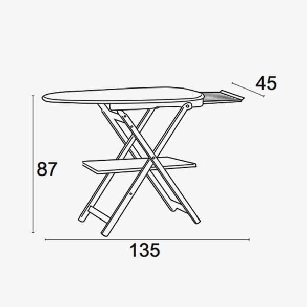Actual product image Arrdedamenti Ironing board (135 x 45 cm)