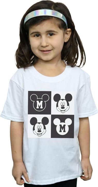 Produktbild Disney Mickey Mouse Smiling Squares TShirt Mädchen (140, 146)