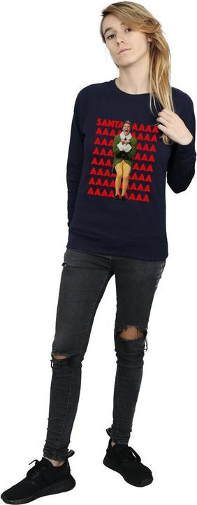 Immagine prodotto Elf Buddy Santa Scream Felpa Donna (S)