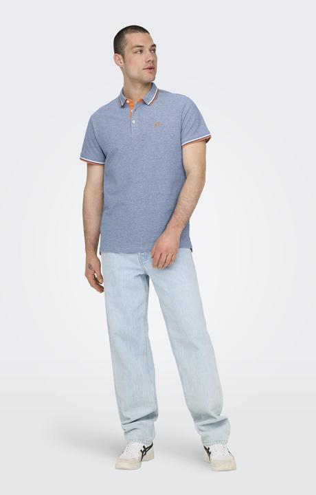 Produktbild Only & Sons Normal geschnitten Polokragen Poloshirt Polo (XXL)