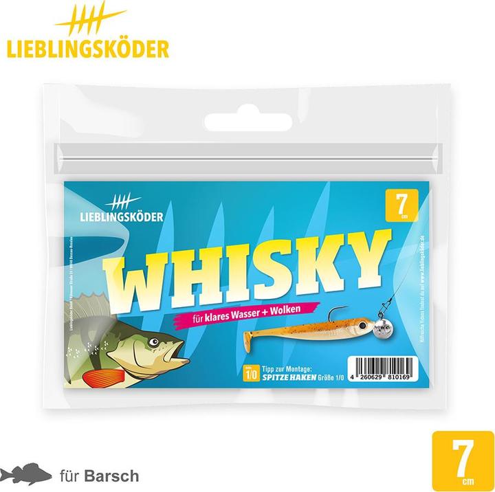Image du produit Lieblingsköder Whisky (eau claire, nuages) (7 cm)