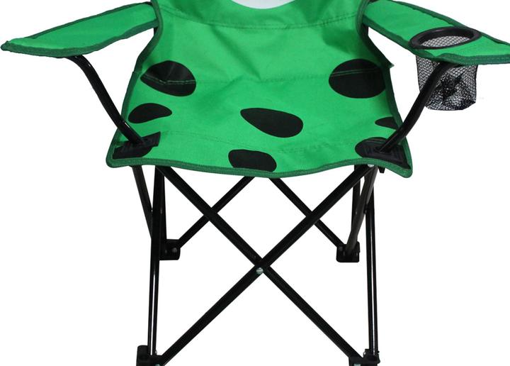 Produktbild Mojawo Kinder Anglersessel mit Getränkehalter und Tasche Motiv Frosch