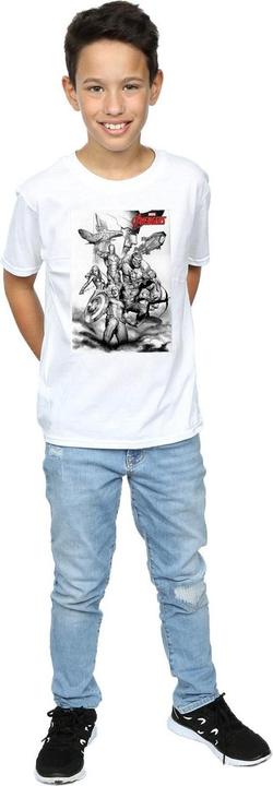 Produktbild Avengers Assemble Team Sketch TShirt Jungen (128)