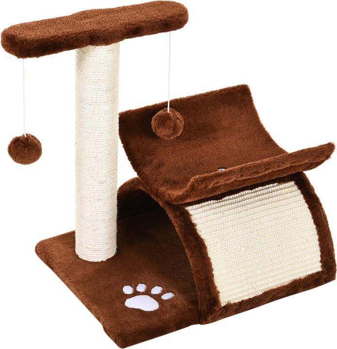 Immagine prodotto Jamb Albero per gatti (43 cm, Marrone, Bianco)