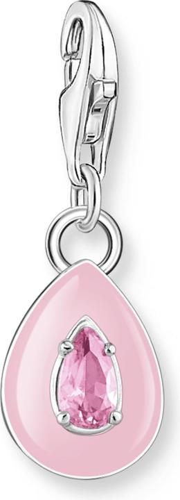 Produktbild Thomas Sabo Charm-Anhänger Pinker Tropfen Silber (925er Silber, Emaille)