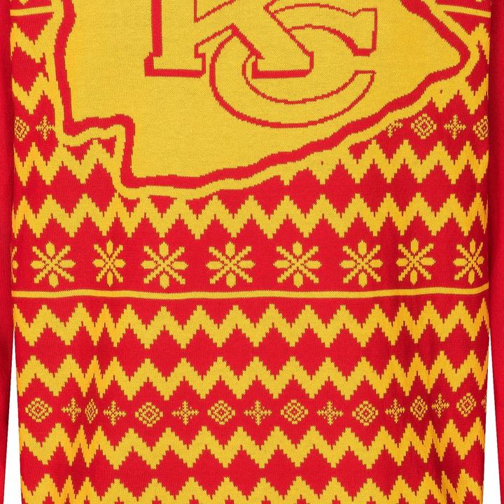 Actual product image Foco NFL Winter Sweater Knit Sweater Kansas City Chiefs - S (S)