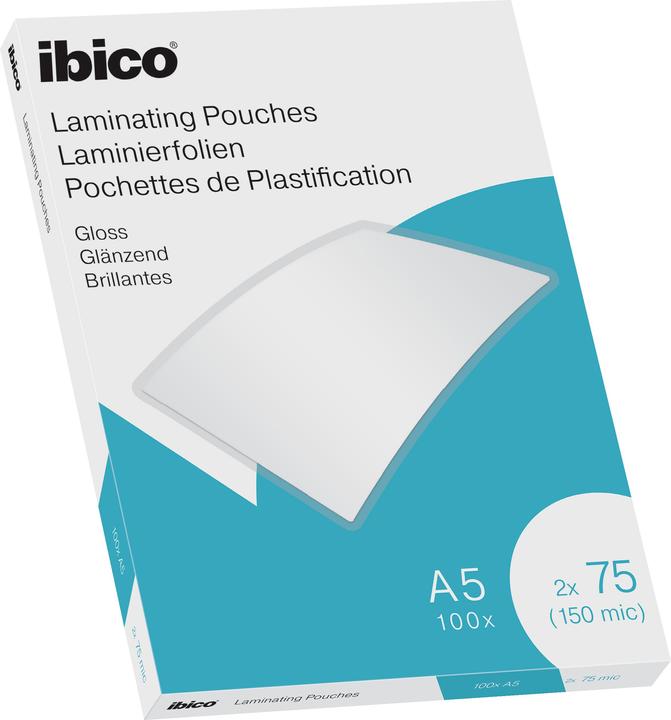 Produktbild Ibico Laminiertasche (A5, 100 Stück, 75 µm)