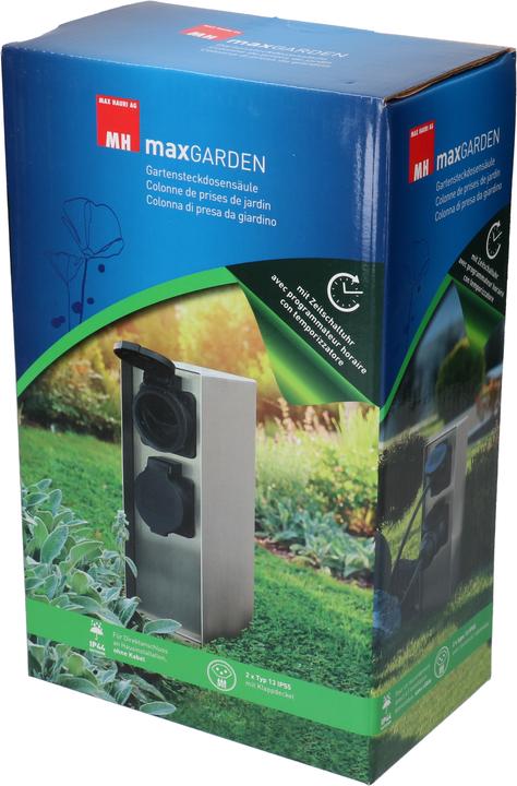 Immagine prodotto MaxGarden colonna di prese da giardino con timer