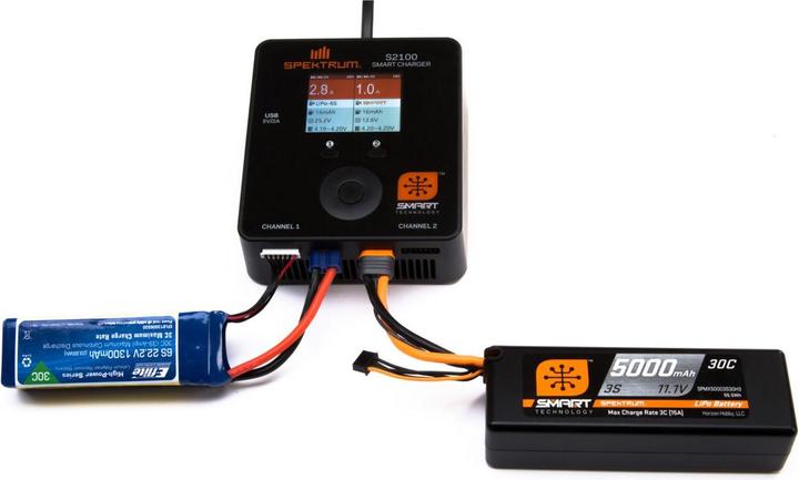 Immagine prodotto Spektrum Batteria LiPo 5000mah 3S 11,1V LiPo 30C Smart LiPo 30C, custodia rigida, iC5 (11.10 V, 5000 mAh)