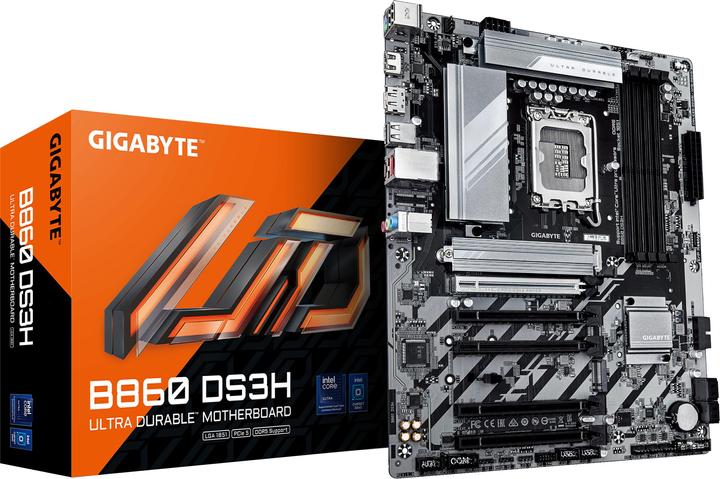 Actual product image Gigabyte B860 DS3H (LGA 1851, Intel B860, ATX)