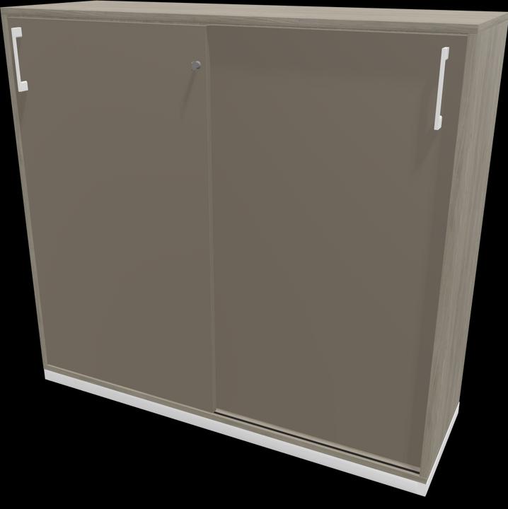 Cuba grigio, Bianco, Legno decorativo grigio con struttura