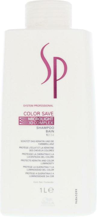Actual product image Wella System Professionals Color Save Shampoo-1000ml (1000 ml, Liquid shampoo)