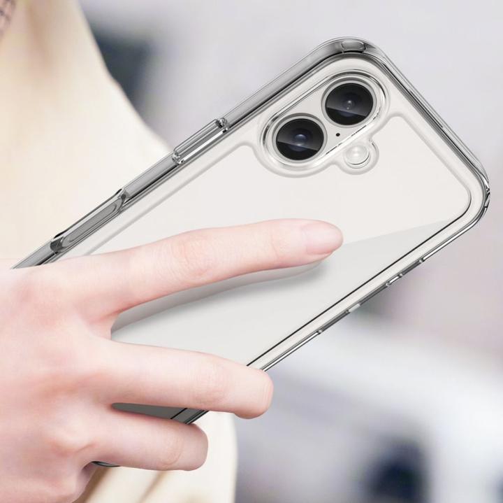 Image du produit Hurtel Outer Space Case avec cadre en gel pour iPhone 16 - Transparent (Apple iPhone 16)