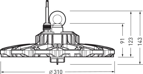 Image du produit Trilux Luminaire d'intérieur à LED TRIL (20000 lm)