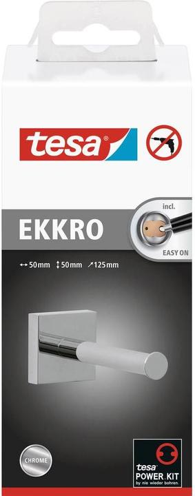 Actual product image tesa EKKRO WC replacement roll holder incl. adhesive solution without drilling