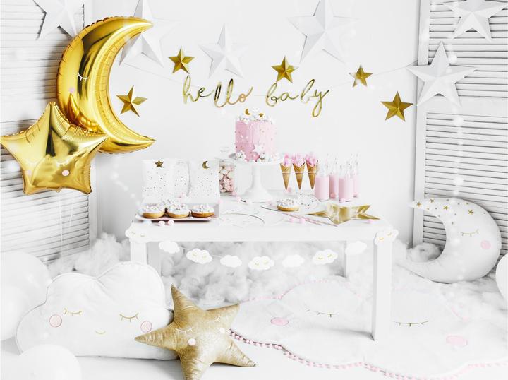 Produktbild Partydeco Girlande Wolken 145 x 5.5 cm, Weiss
