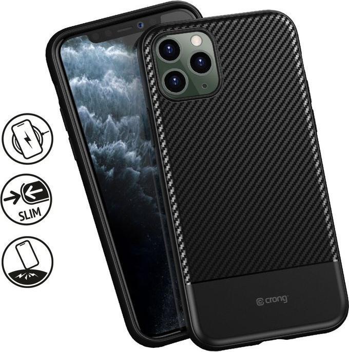 Produktbild Crong Prestige Carbon Cover Case for iPhone 11 Pro (black) (Apple iPhone 11 Pro)