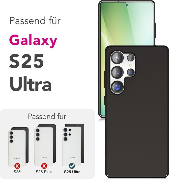 Actual product image Nalia PureFit - Ultra Dünne 0,5mm Leichte Hülle - Slim Fit Hardcase (Samsung Galaxy S25 Ultra)