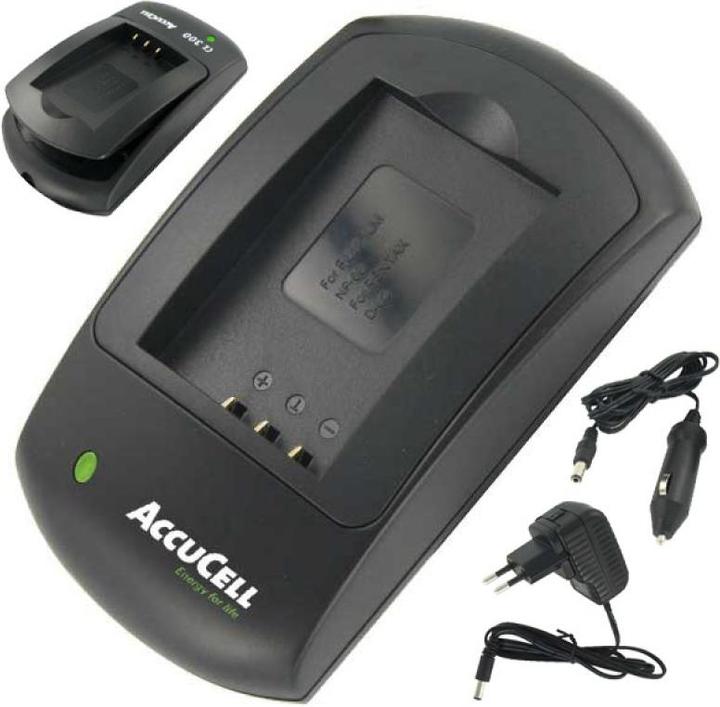 Immagine prodotto AccuCell Caricabatterie adatto alla batteria Olympus Li-70B (Caricatore)