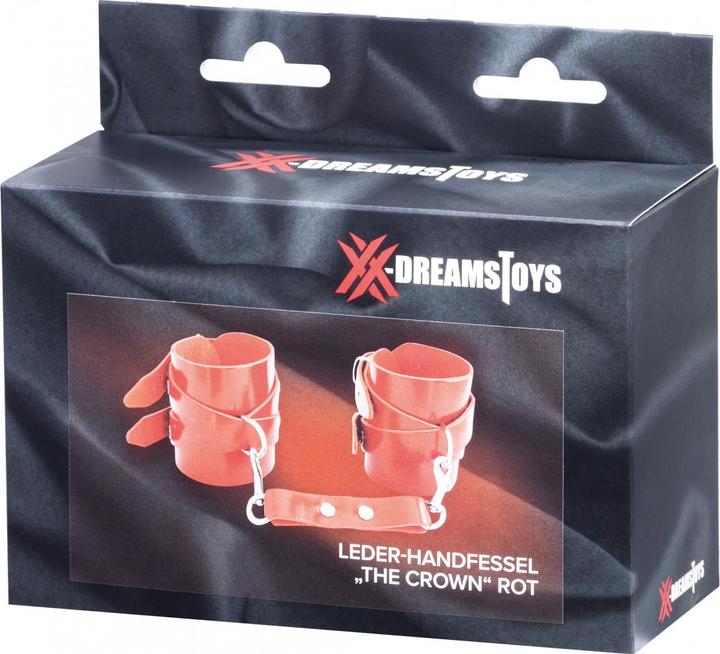 Actual product image XXdreamSToys Leather Handcuff The Crown