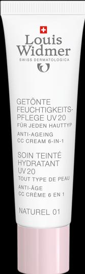 Produktbild Widmer Louis Nutriderm Tagescreme getönt UV20 natural 01 parfumiert 30 ml (30 ml, Getönte Tagescreme, SPF 20)
