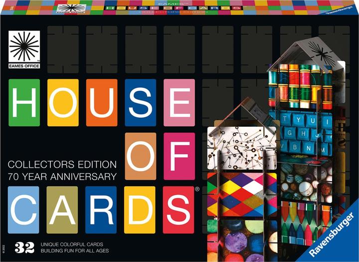 Actual product image Ravensburger EAMES House of Cards Collectors Edition (German, French, Portuguese, Italian, Dutch, Spanish)