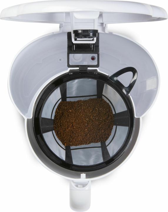 Actual product image Domo CAFETIÈRE BLANCHE DO730K 900W 1,5L 12 CUPS PORTE-FILTRE AMOVIBLE ARRÊT AUTOMATIQUE