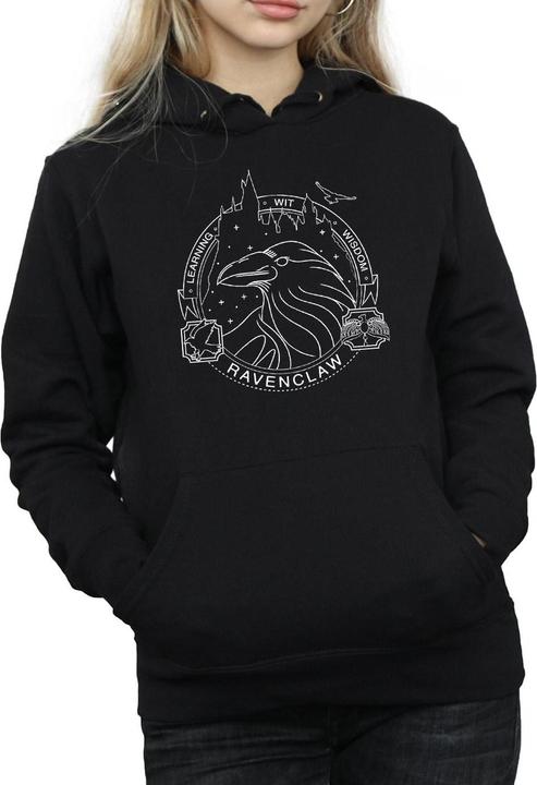 Actual product image Womens/Ladies Ravenclaw Seal Hoodie (XL)