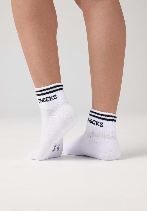 Image du produit Snocks Chaussettes de baskets rétro (paquet de 4, 35 - 38)