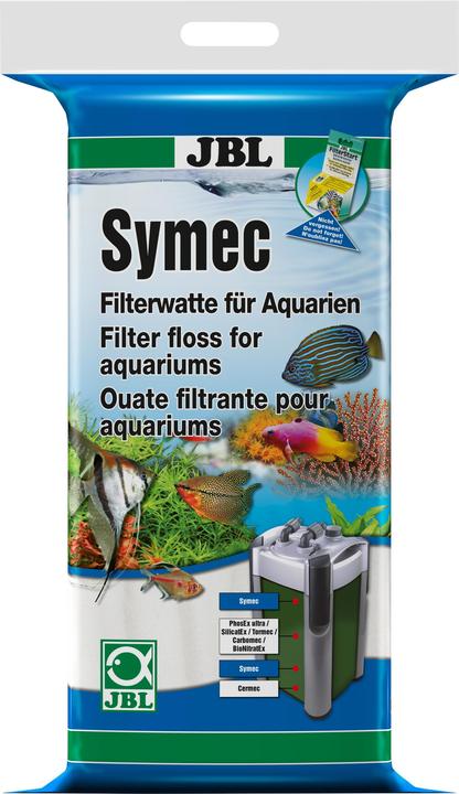 Produktbild JBL Aquaristik und Terraristik Symec Filterwatte für Aquarienfilter (Süsswasser, Salzwasser)