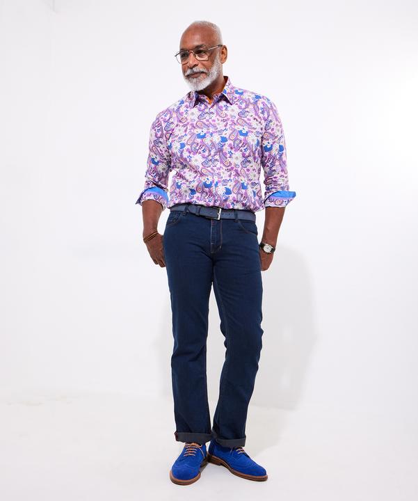 Actual product image Joe Browns Floral Paisley Long Sleeve Shirt (XXL)