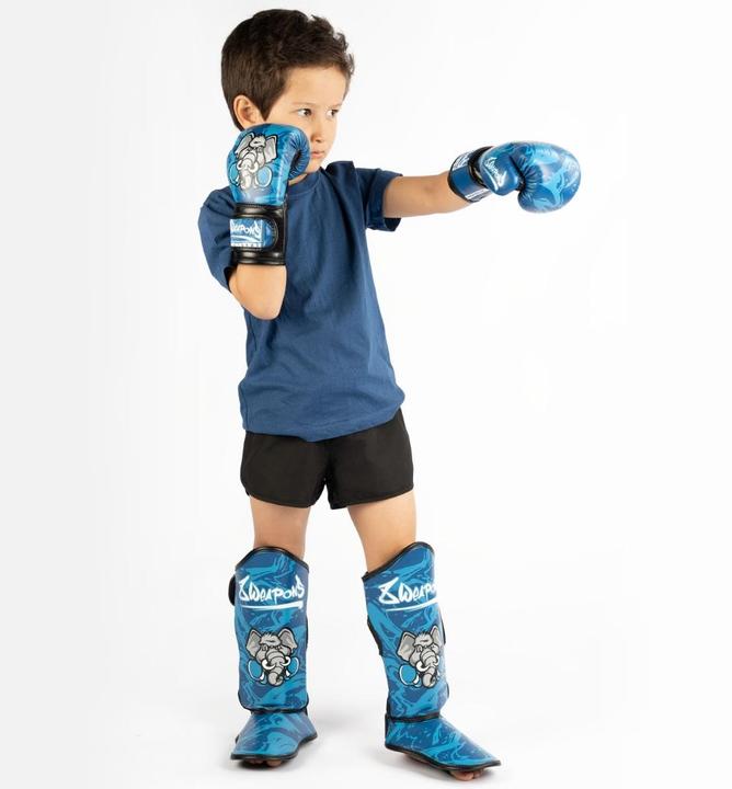 Actual product image 8Weapons 8 WEAPONS Kids Boxing Glove - Jipe blue 6 Oz (6 OZ)