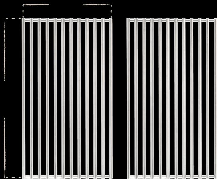 Image du produit Burnhard Grilles de cuisson en acier inoxydable FRED Jr.
