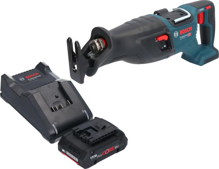 Produktbild Bosch Professional Bosch GSA 18V-28 Professional Akku Säbelsäge 18 V BITURBO Brushless + 1x ProCORE Akku 4,0 Ah +