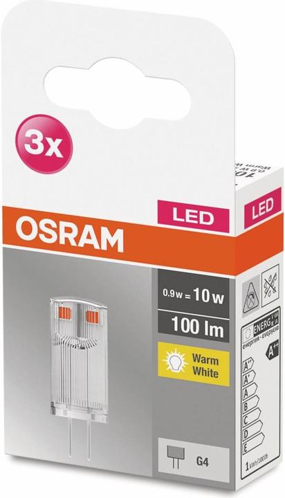 Produktbild Osram Led Base Pin G4 (G4, 0.90 W, 100 lm, 3 x, F)
