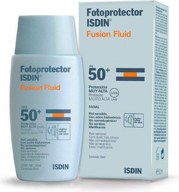 Image du produit Isdin Fotoprotector Fusion Fluide Spf50 50ml (Crème solaire visage, SPF 50, 50 ml)