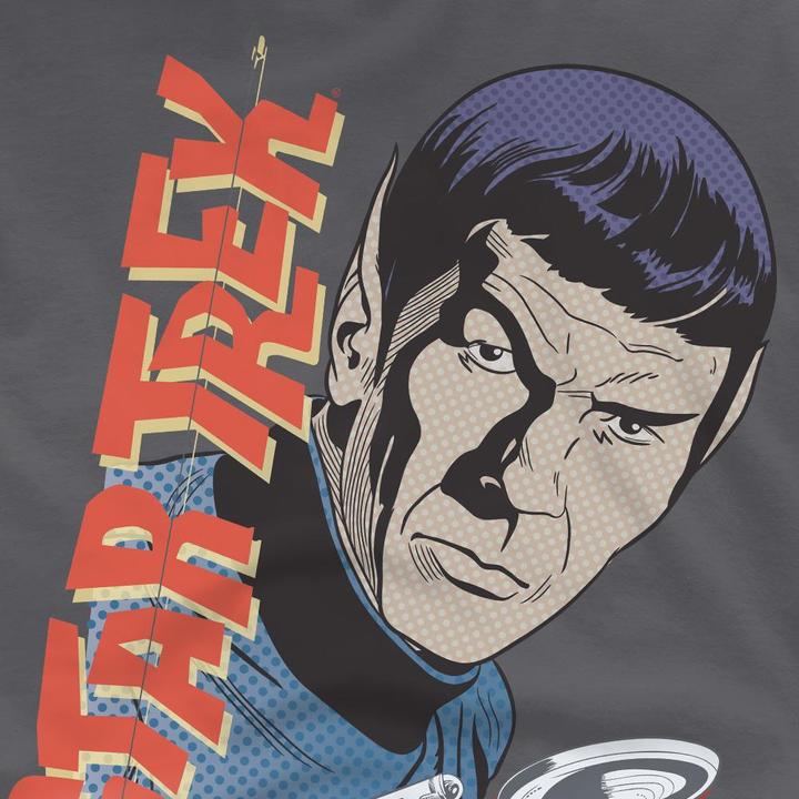 Actual product image Star Trek: The Original Series Mens Spock Vintage T-Shirt (M)