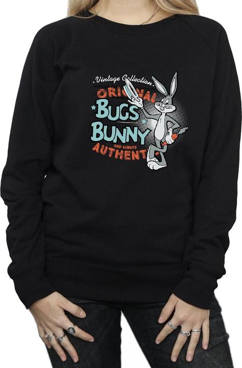 Actual product image Looney Tunes Womens/Ladies Bugs Bunny Vintage Sweatshirt (L)