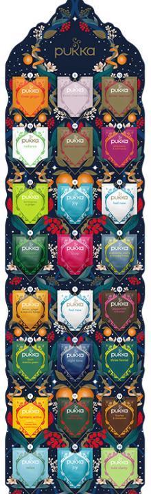 Image du produit Pukka Calendrier du bien-être du thé bio 2024 (42 g)