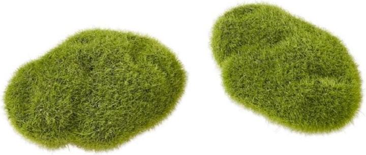 Actual product image Hobby Fun Mini utensils moss stones 6 cm, 2 pieces