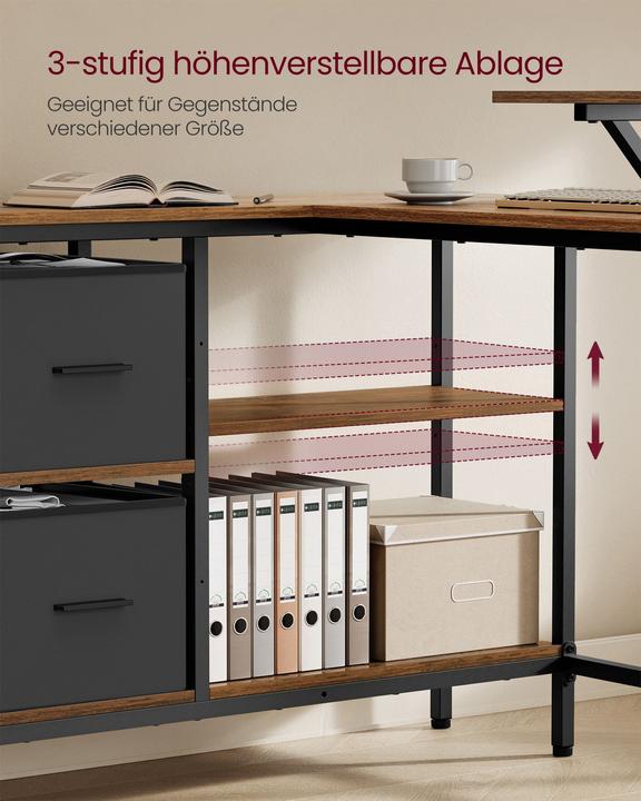 Actual product image Vasagle Schreibtisch (135 x 105 x 89.5 cm)