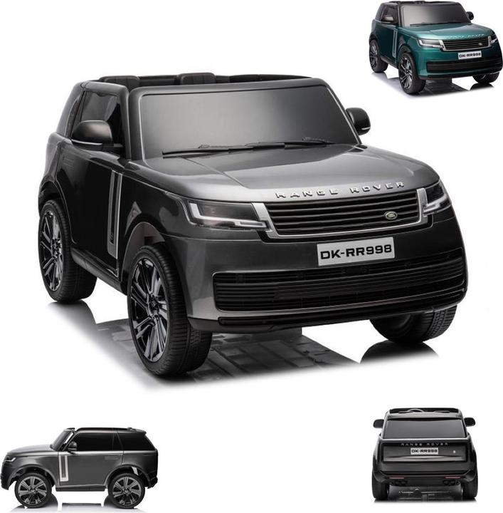 Actual product image Es-toys Children's vehicle - Electric car "Land Rover Range Rover" 2 seater - 12V14AH, 4 motors leather seat (12 V)