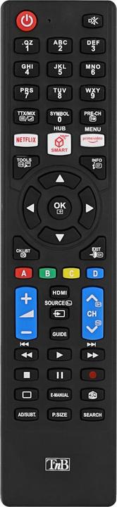 T'nB Télécommande universelle Panasonic, Philips, LG, Samsung & Sony (Télécommande universelle, Infrarouge)