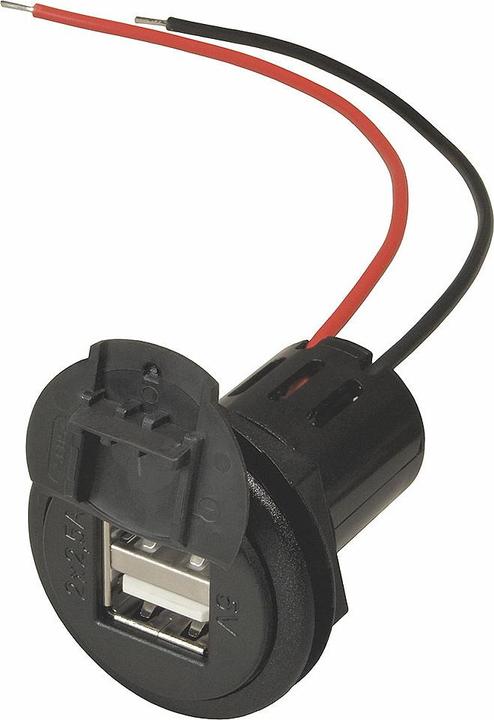 Produktbild Philippi USB Doppel-Einbausteckdose