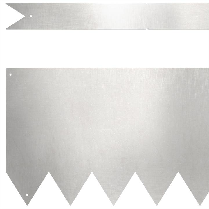 Image du produit VidaXL Bordure de pelouse 30 pcs 100x0,5x20 cm Acier inoxydable (100 cm)