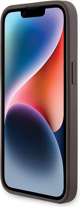 Produktbild Guess GUHMP14XG4GFRW iPhone 14 Pro Max 6.7" brązowy/brown hardcase 4G Collection Leather Metal Logo (Apple iPhone 14 Pro Max)