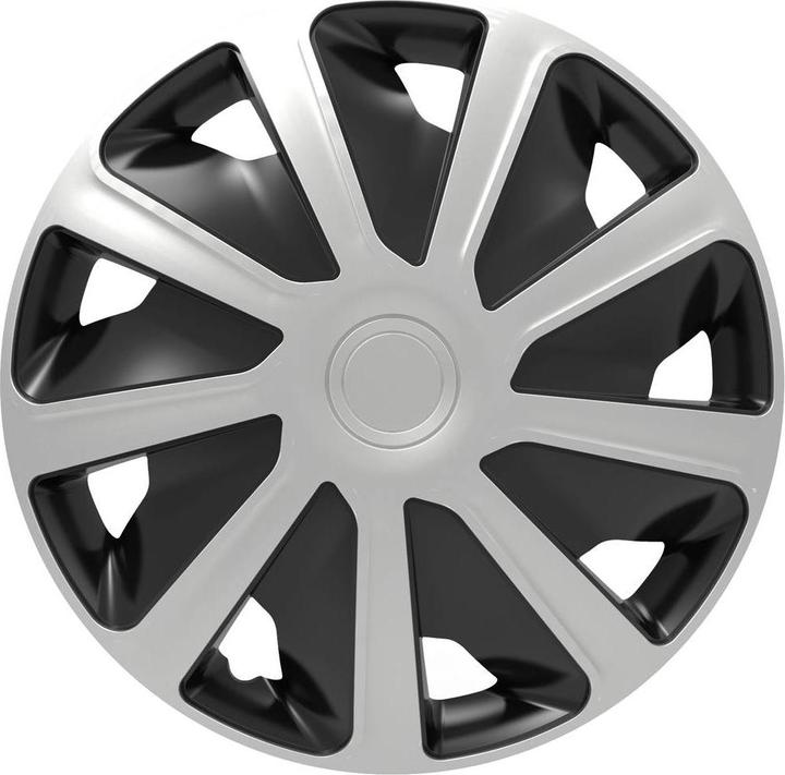 HP Autozubehör HP wheel trims Craft R15 silver/black (4 Piece, 15")