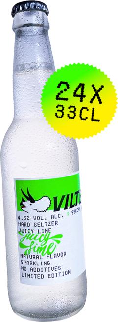 Produktbild Vilter Juicy Lime Kiste / (24 x 33 cl)