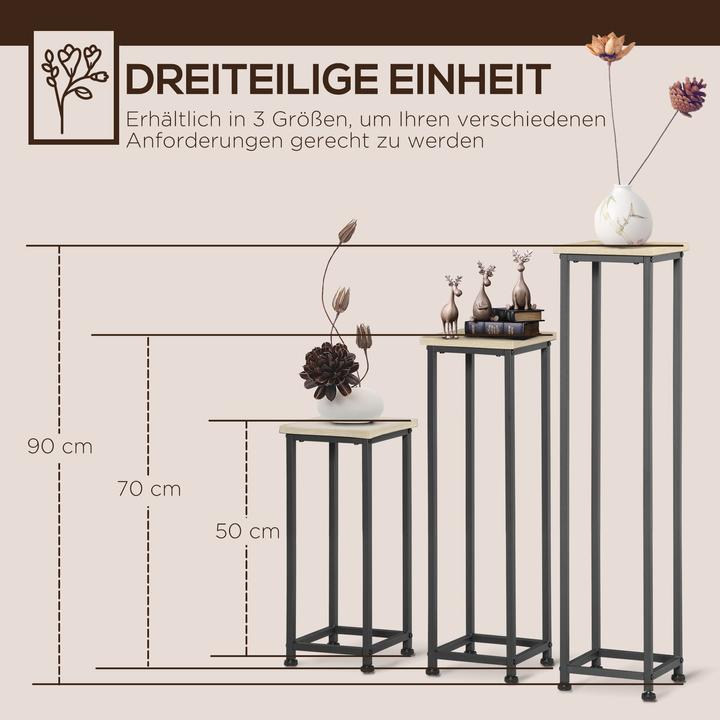 Actual product image Jamb Plant stand set of 3